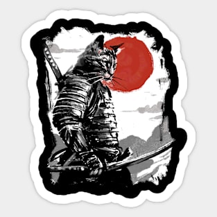 Bushi Cat Sticker